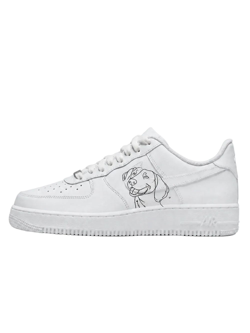 Line Art Pet Portrait – Custom Air Force 1