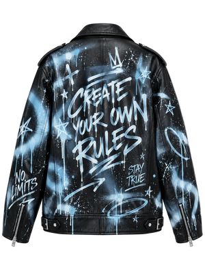 No Rules – Handpainted Custom Jacket