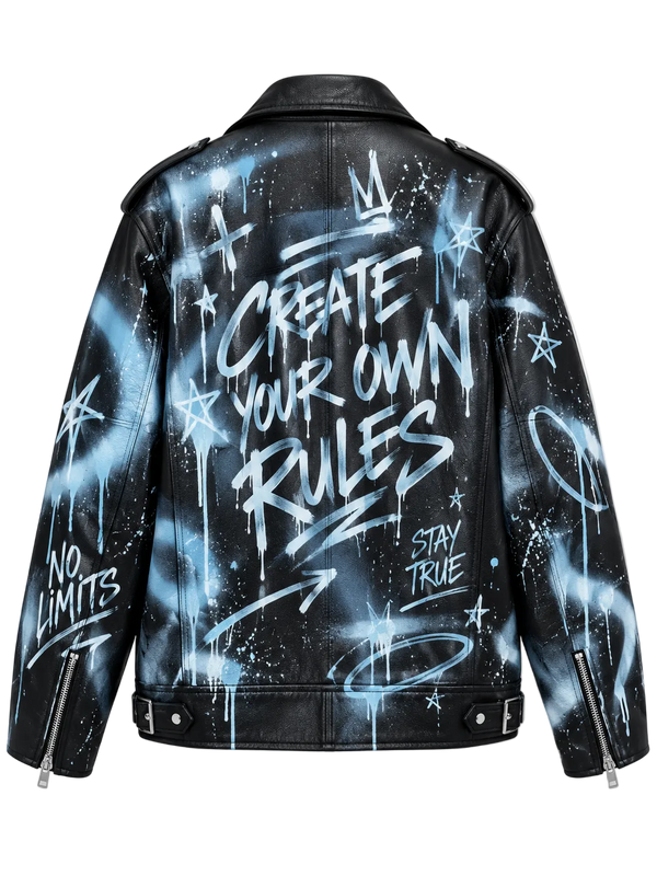 No Rules – Handpainted Custom Jacket