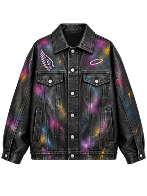Guardian Angel – Handpainted Custom Jacket