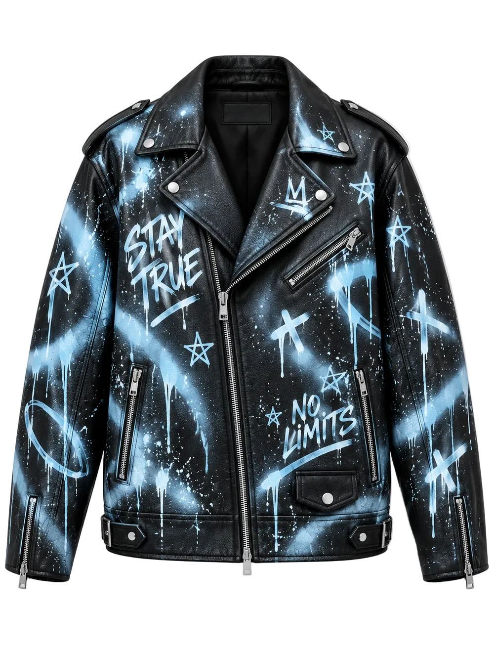 No Rules – Handpainted Custom Jacket