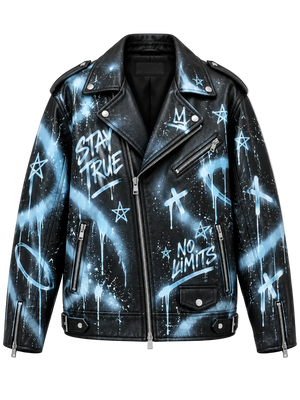 No Rules – Handpainted Custom Jacket