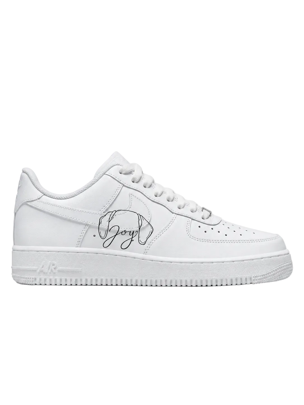 Line Art Pet Portrait – Custom Air Force 1