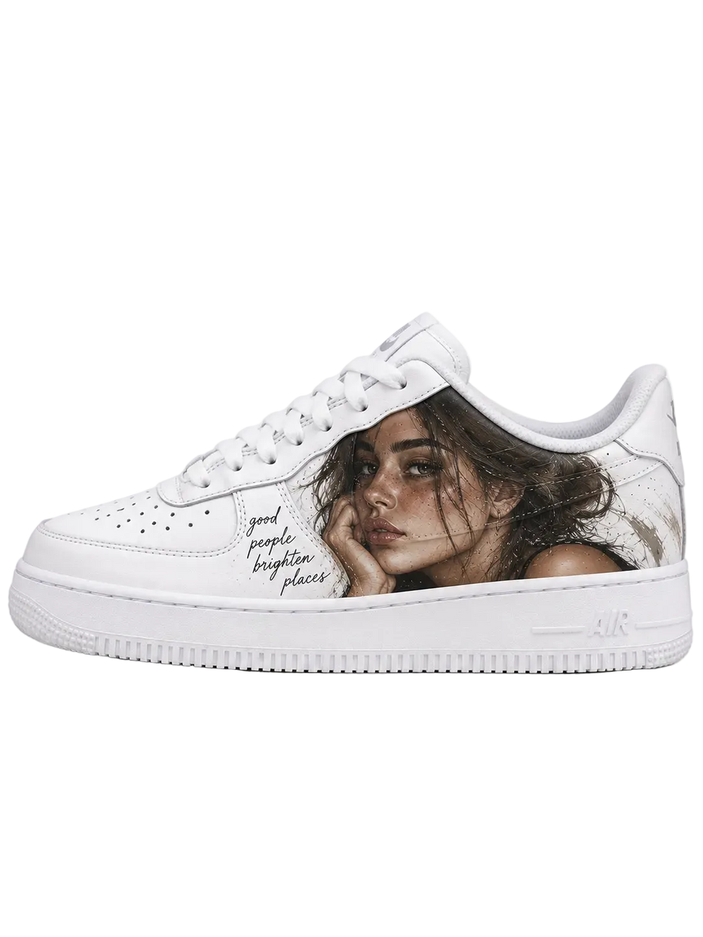 Portrait Sneaker – Custom Air Force 1